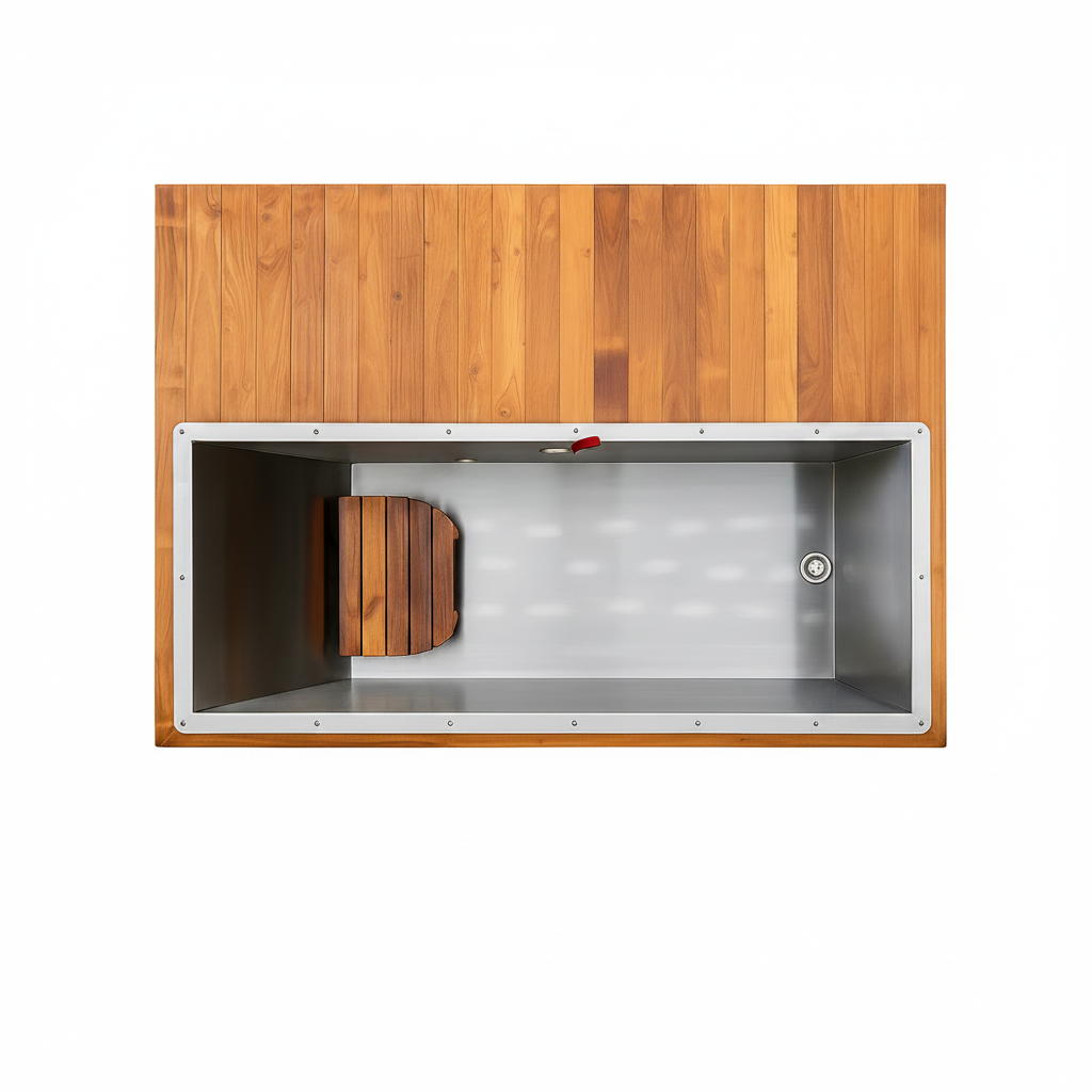 TimberChill Glacier Pro Cedar Cold Plunge